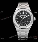 Swiss Luxury Audemars Piguet Royal Oak Women 37mm watch Ss Black Dial